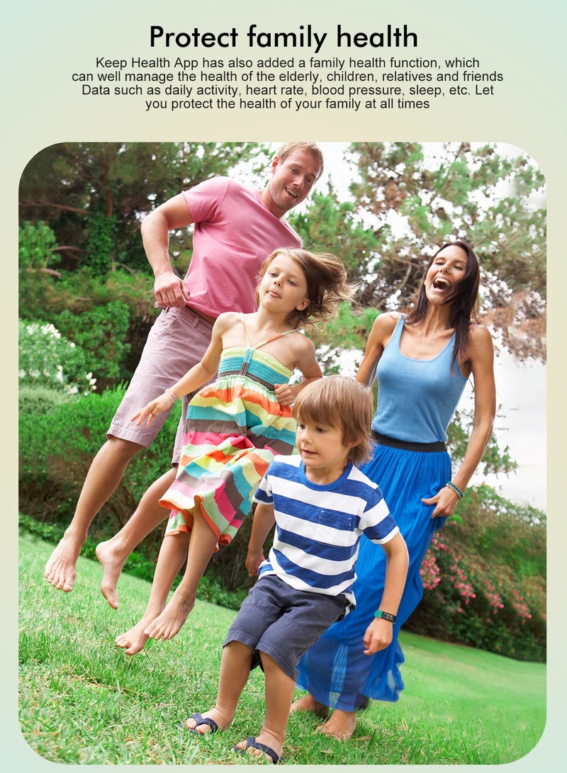 Merlin Kids Tracker Smart watch with multifunctional tracker, IPX67, CYAN BLUE color - Image 3