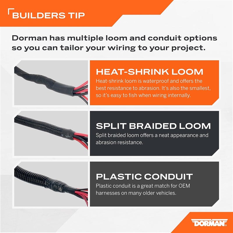 Dorman Flex Split Wire Conduit - 1/2 in. Black, 100 Feet - Image 2