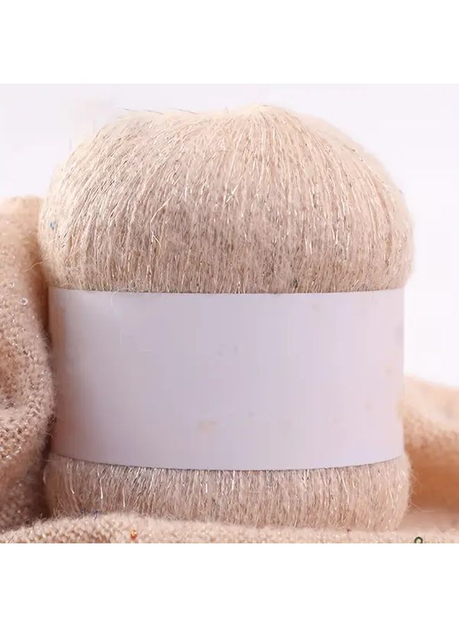Luxurious Mohair Blend Yarn With Sparkling Sequins Acrylic Wool Fiber For Knitting Sweaters And Scarves Style4 - Image 1
