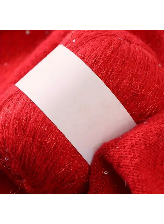 Luxurious Mohair Blend Yarn With Sparkling Sequins Acrylic Wool Fiber For Knitting Sweaters And Scarves Style4 - Image 3