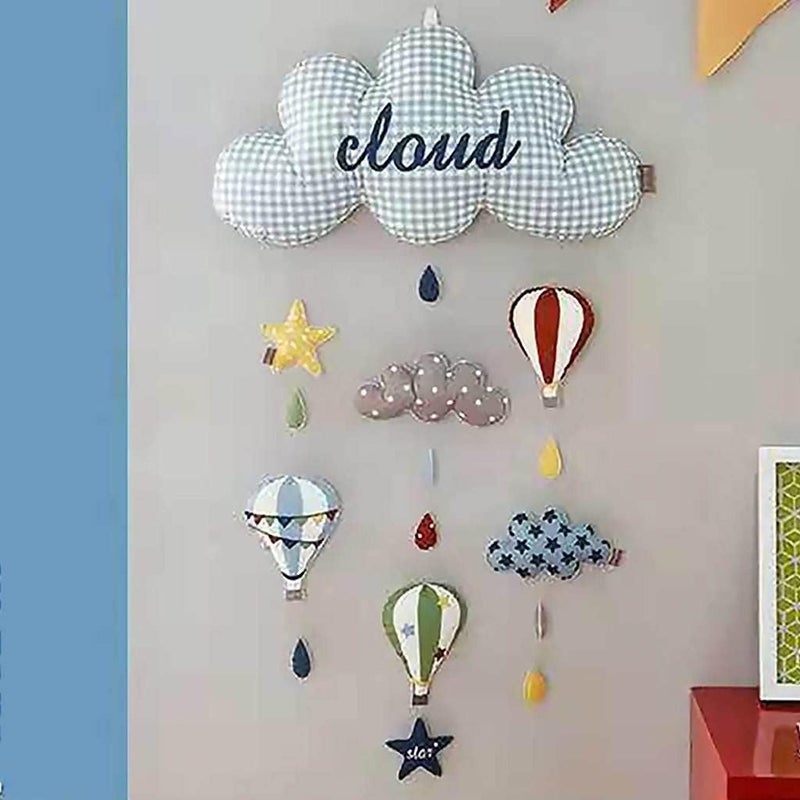 klarako Baby Crib Mobile Nursery Cot Mobile Handmade Ceiling Mobile Wall Hanging Decoration Hotair Balloon - Image 1