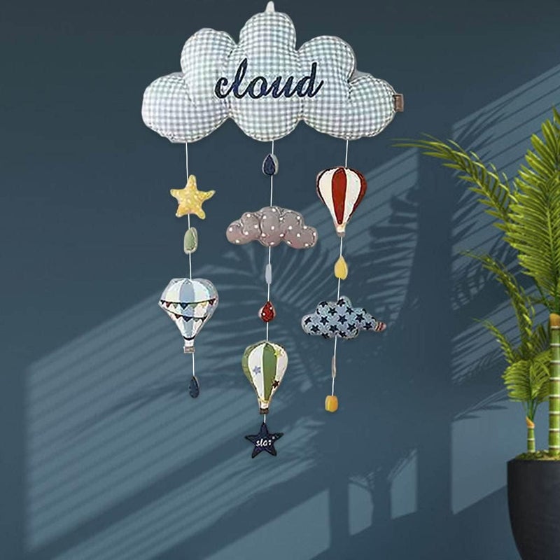 klarako Baby Crib Mobile Nursery Cot Mobile Handmade Ceiling Mobile Wall Hanging Decoration Hotair Balloon - Image 4