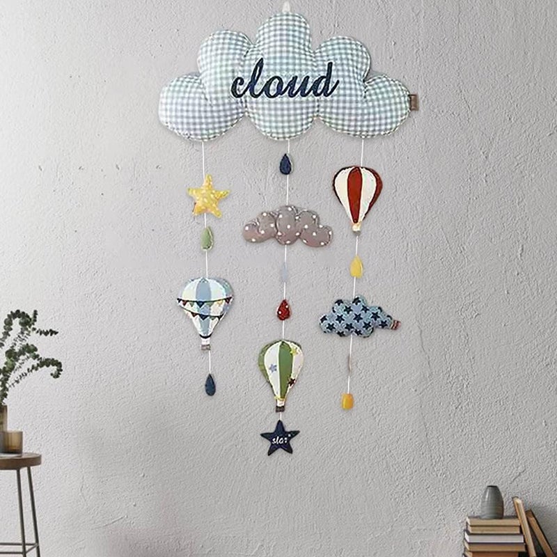klarako Baby Crib Mobile Nursery Cot Mobile Handmade Ceiling Mobile Wall Hanging Decoration Hotair Balloon - Image 3