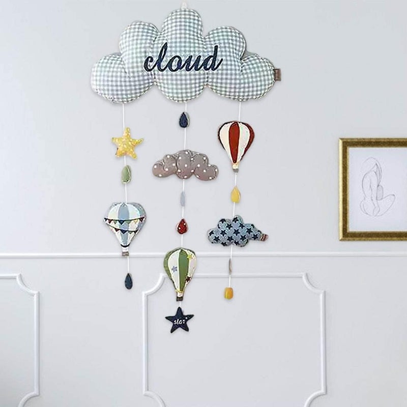 klarako Baby Crib Mobile Nursery Cot Mobile Handmade Ceiling Mobile Wall Hanging Decoration Hotair Balloon - Image 2