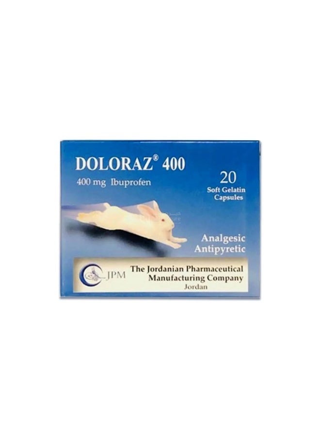 DOLORAZ 400MG CAP 20S