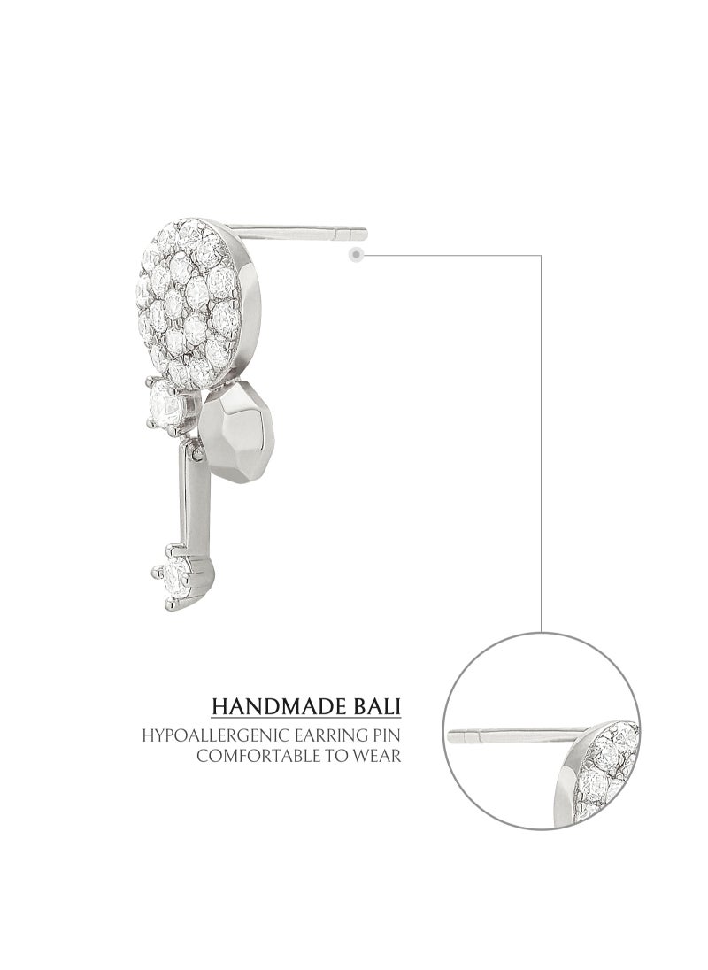 AWNL - AWNL Dark Sky Park Earrings With Sterling Silver and CZ Diamonds - Image 1