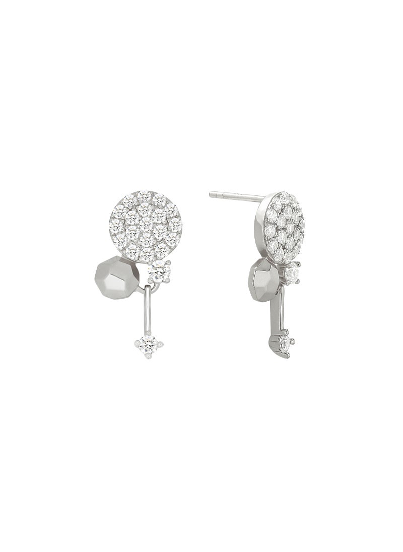 AWNL - AWNL Dark Sky Park Earrings With Sterling Silver and CZ Diamonds - Image 1