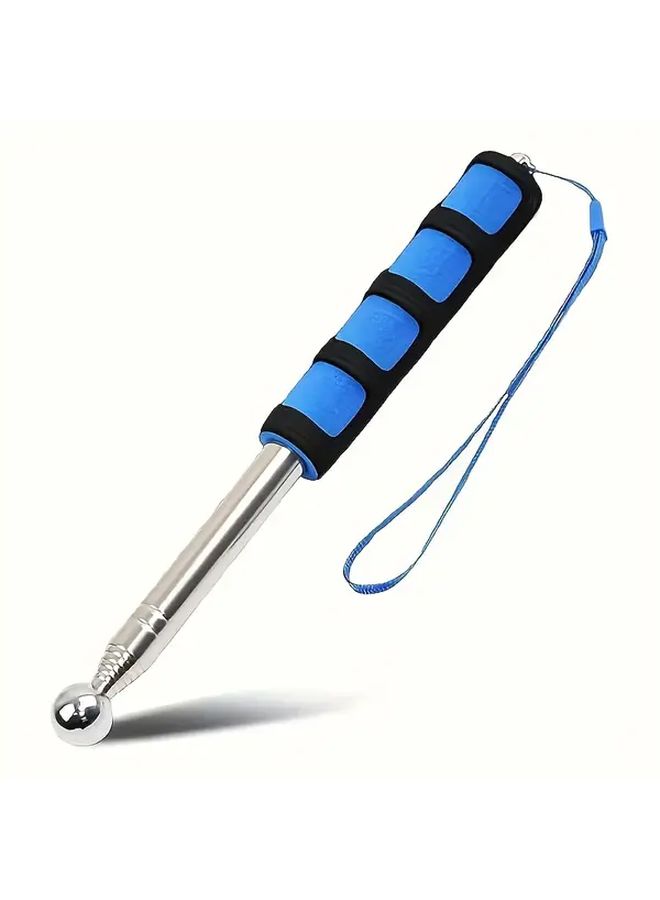 Telescopic Hammer Adjustable Length Red Blue Grip Durable Aluminum Structure - Image 5