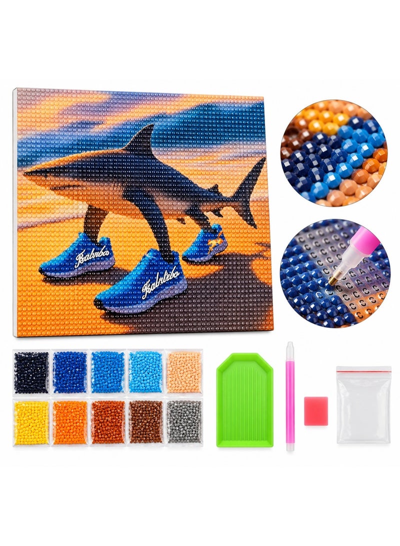 DIY 5D Diamond Painting Kit AI Animal PIC Crystal Rhinestone Art Crafts - Image 1