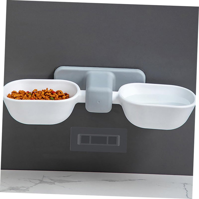 Wall Mounted Cat Food and Water Bowls Set of 2 Detachable and Easy to Clean Pet Dishes - Image 5