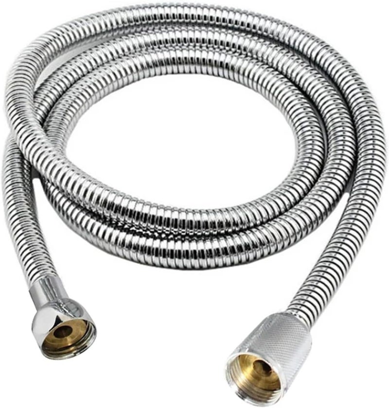 Shower Hose Replacement Shower Hose, Stainless Steel Silver 1.5-3.0m(150CM) - Image 2
