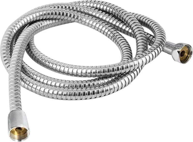 Shower Hose Replacement Shower Hose, Stainless Steel Silver 1.5-3.0m(150CM) - Image 1