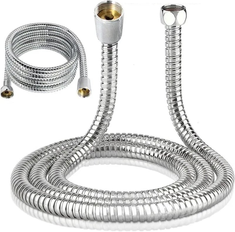 Shower Hose Replacement Shower Hose, Stainless Steel Silver 1.5-3.0m(150CM) - Image 3