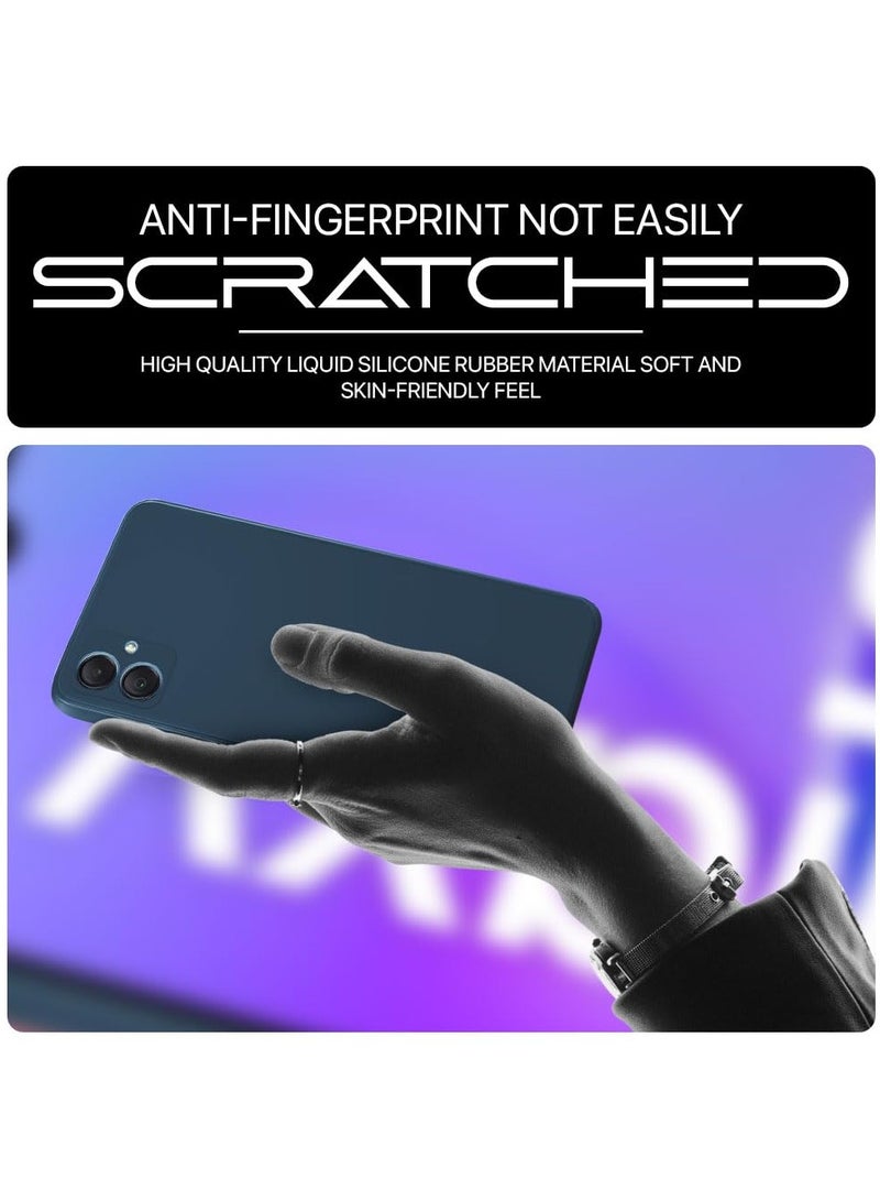 Samsung Galaxy A06 Case Cover Soft Slim fit Silicone Case Light weight Back Cover Matte Finish Shockproof Protective Cover Anti fingerprint Case Designed For Samsung Galaxy A06 - Image 3