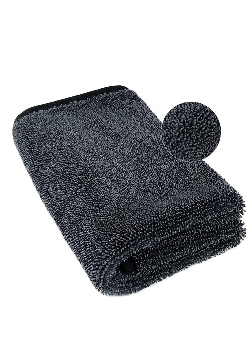 Premium Microfiber Towels, Professional Microfiber Drying Towels, Strong Water Absorption Drying Towel, Lint-Free, Streak-Free, for Cars, SUVs, RVs, Trucks, and Boats, 24'' x 35'', 1 Pcs - Image 1