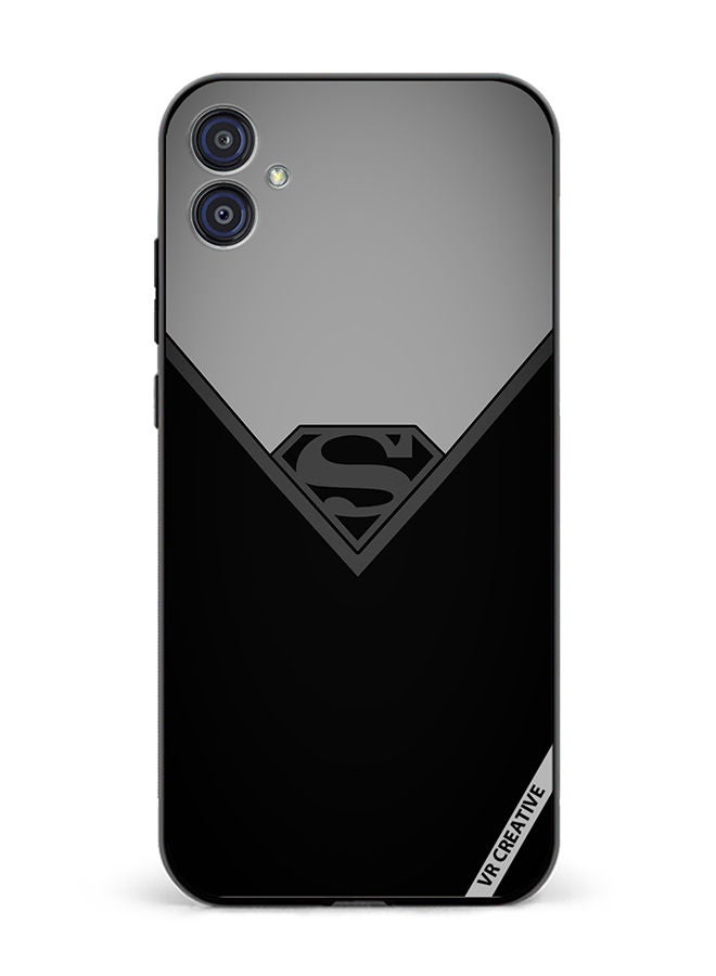 VR CREATIVE Protective Case Cover For Samsung Galaxy M04/F04 Simple Superman Design Multicolour - Image 1