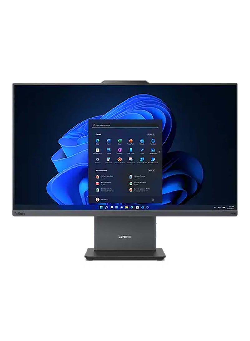 لينوفو جهاز Think Center AIO Neo 50a بشاشة 27 بوصة، معالج Core i5-13420H، ذاكرة وصول عشوائي 8 جيجابايت، قرص صلب SSD سعة 512 جيجابايت، معالج رسومات Intel UHD، نظام تشغيل DOS باللغتين الإنجليزية والعربية، لون أسود الإنجليزية/العربية أسود - Image 1