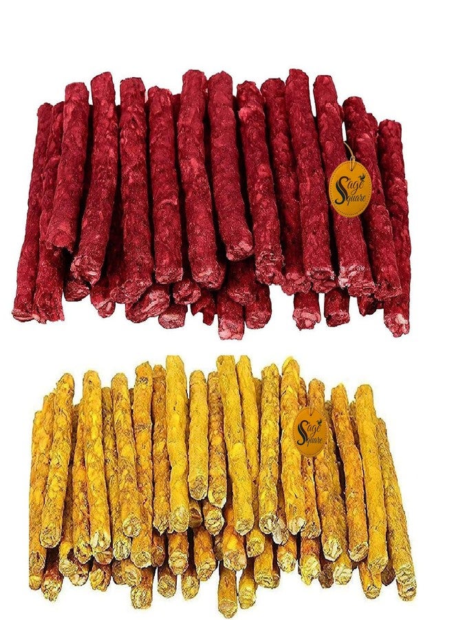 Sage Square Dog Munchy Stick Combo (500 g Chicken and 500 g Mutton Flavours)
