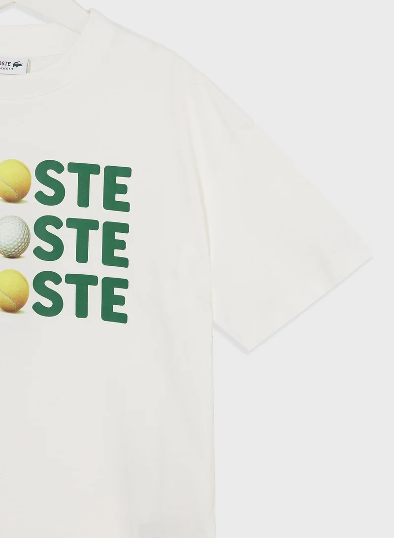 LACOSTE Kids Logo T-Shirt