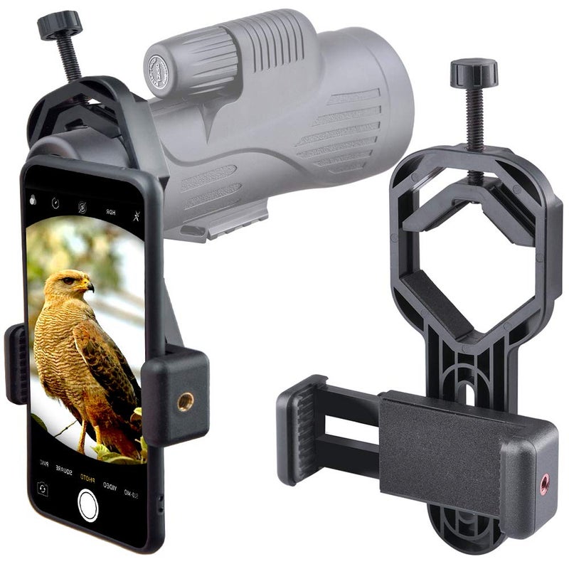 Starboosa Smartphone Telescope Adapter Camera Mount Universal Phone Mount Work with Telescope Spotting Scope Microscope Monocular Binocular Fits iPhone Samsung HTC LG and Smartphone - Image 3