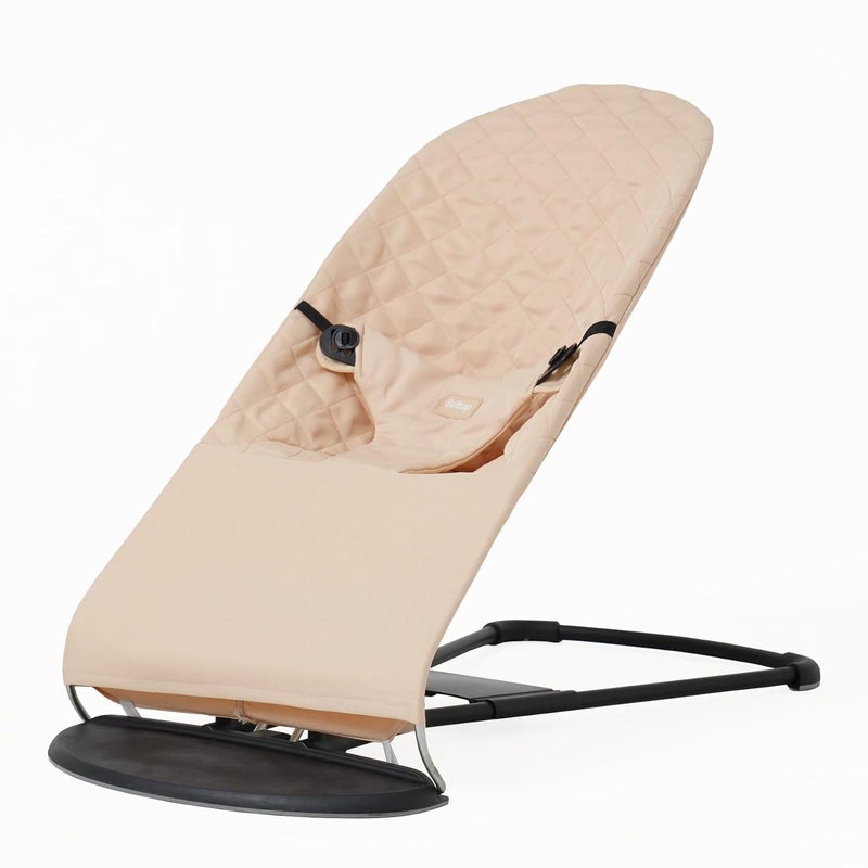 belltop Fabric seat for Bouncer Compatible with BabyBjörn Bouncer: Soft & Bliss. Cover for Baby Bouncer (seat): Hypoallergenic & Breathable. Seat for Baby Swing: Ergonomic (Beige) - Image 2