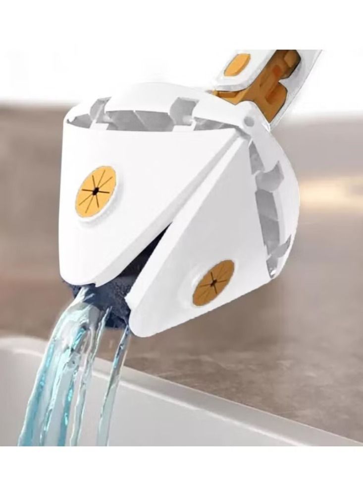 Rotatable Triangle Mops for Floor Cleaning,Push-Pull Automatic Self Squeezing Mop,Microfiber Dust Flat Cleaning Kitchen Mops for Floor Wall Window Car Cleaning - Image 3