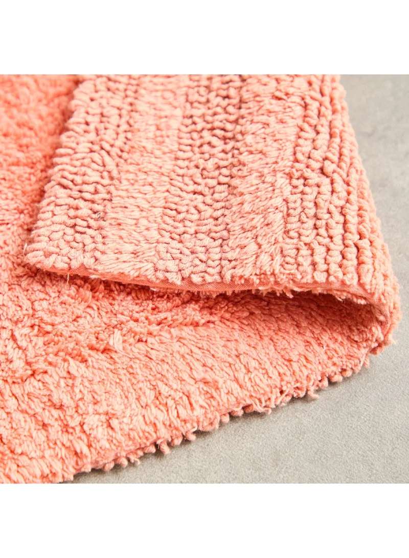 Home Box Mabel 2-Piece Cotton Reversible Bathmat Set 80 x 50 cm