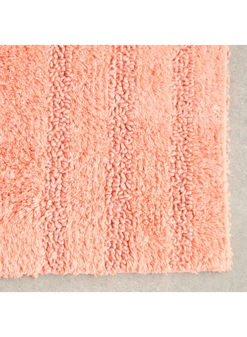 Home Box Mabel 2-Piece Cotton Reversible Bathmat Set 80 x 50 cm