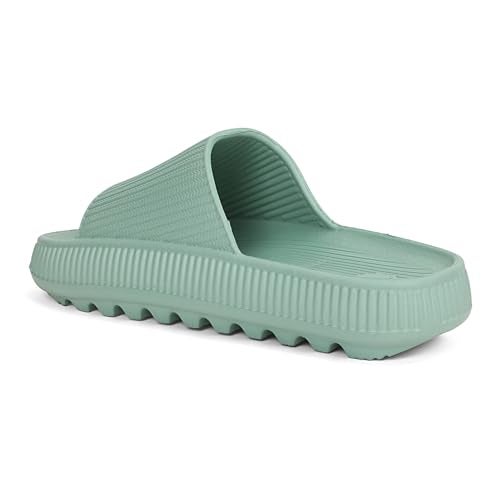 Aqualite NEO-354 Women's Slides Slippers | Slip-On Comfort Flat Base Flipflop Anti-Skid, Lightweight & Easy to Wear | Casual Home & Outdoor Sandals for Women - Image 5