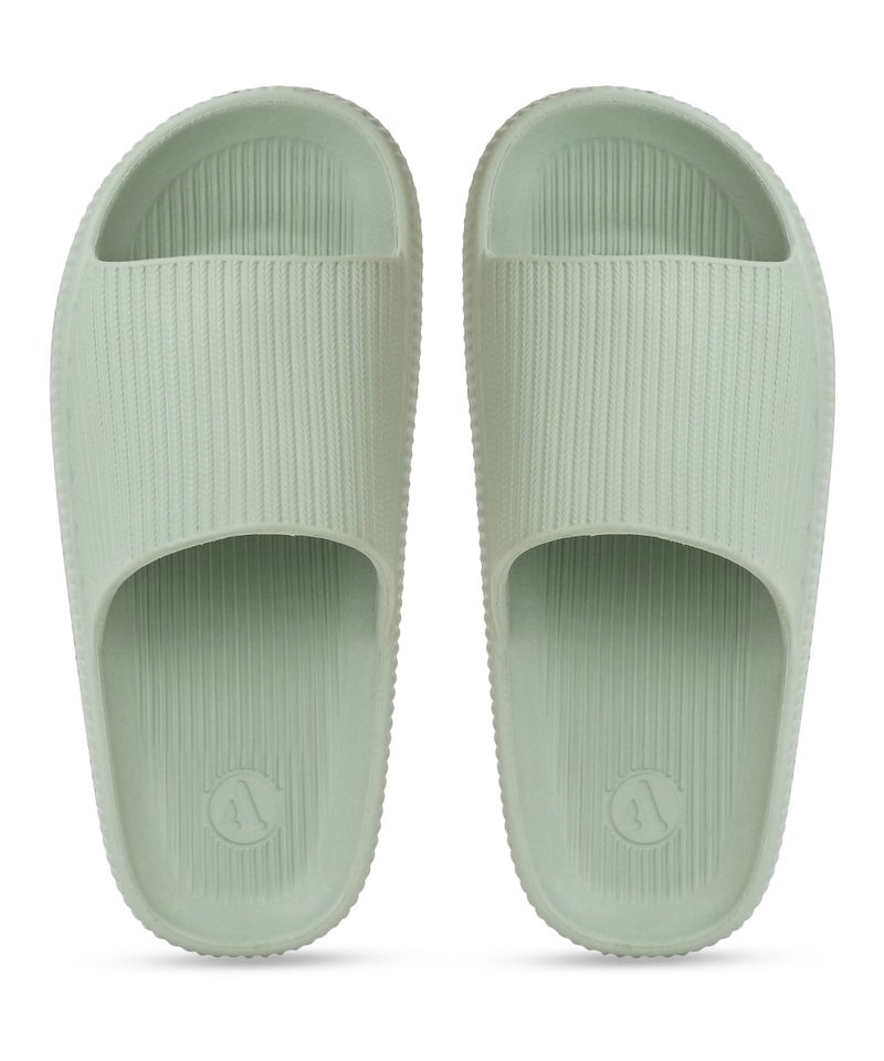 Aqualite NEO-354 Women's Slides Slippers | Slip-On Comfort Flat Base Flipflop Anti-Skid, Lightweight & Easy to Wear | Casual Home & Outdoor Sandals for Women - Image 1