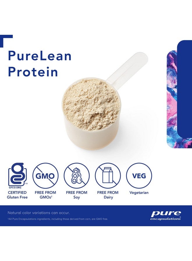 Pure Encapsulations PureLean Protein | Multivitamin/Mineral Complex, Omega-3 Fatty Acids and Superfruit Antioxidants for Healthy Weight Management** Support* | 21.8 Oz | Natural Vanilla Bean Flavor - Image 3