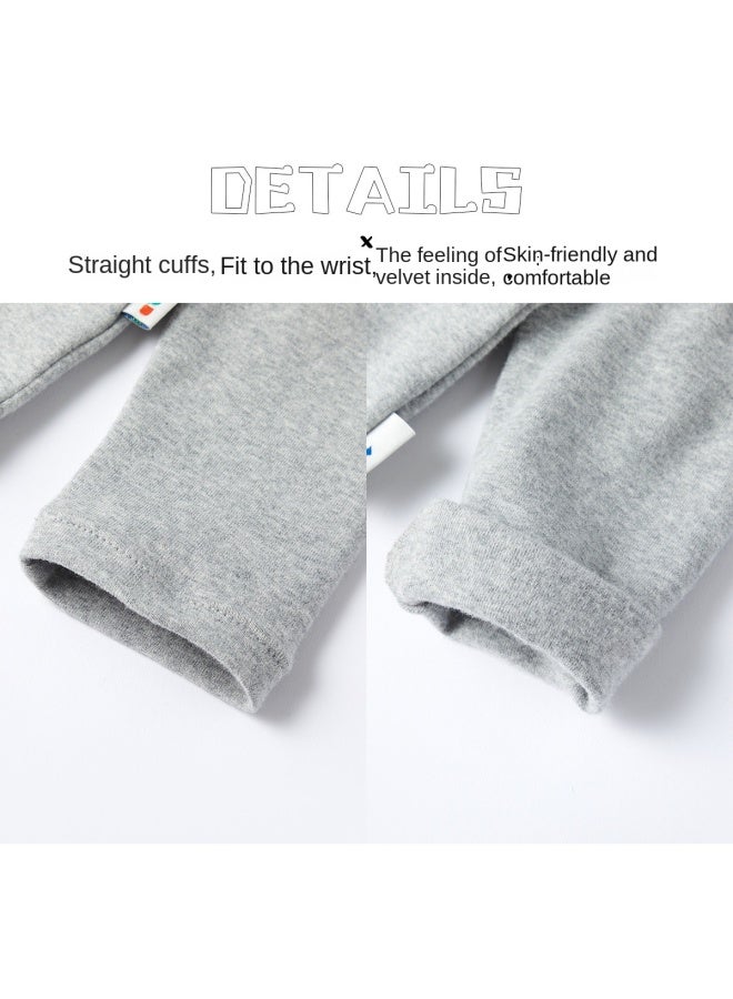 مكد 【زي مدرسي أساسي】طبقة أساسية سميكة ودافئة تشبه الف fleece برقبة نصف سلحفاة مرنة للصبيان والبنات، الأطفال الأكبر سنًا - Image 5