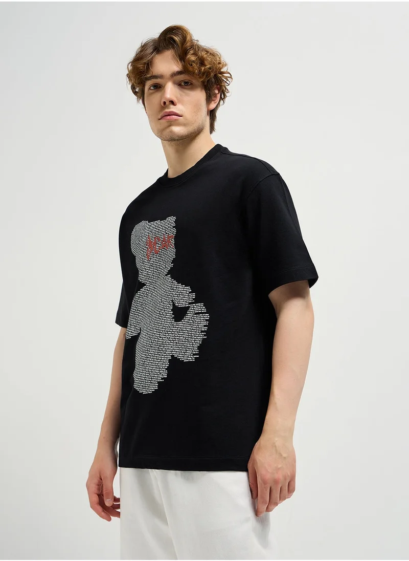THE BEAR HOUSE Men’s Cotton T-Shirt – Soft, Breathable & Comfortable, Perfect for Casual Wear, Ideal for Everyday & Summer Wear