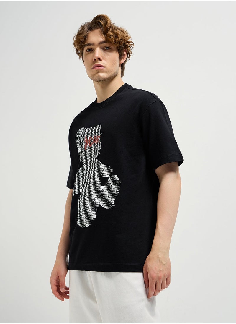 THE BEAR HOUSE Men’s Cotton T-Shirt – Soft, Breathable & Comfortable, Perfect for Casual Wear, Ideal for Everyday & Summer Wear  - Image 1