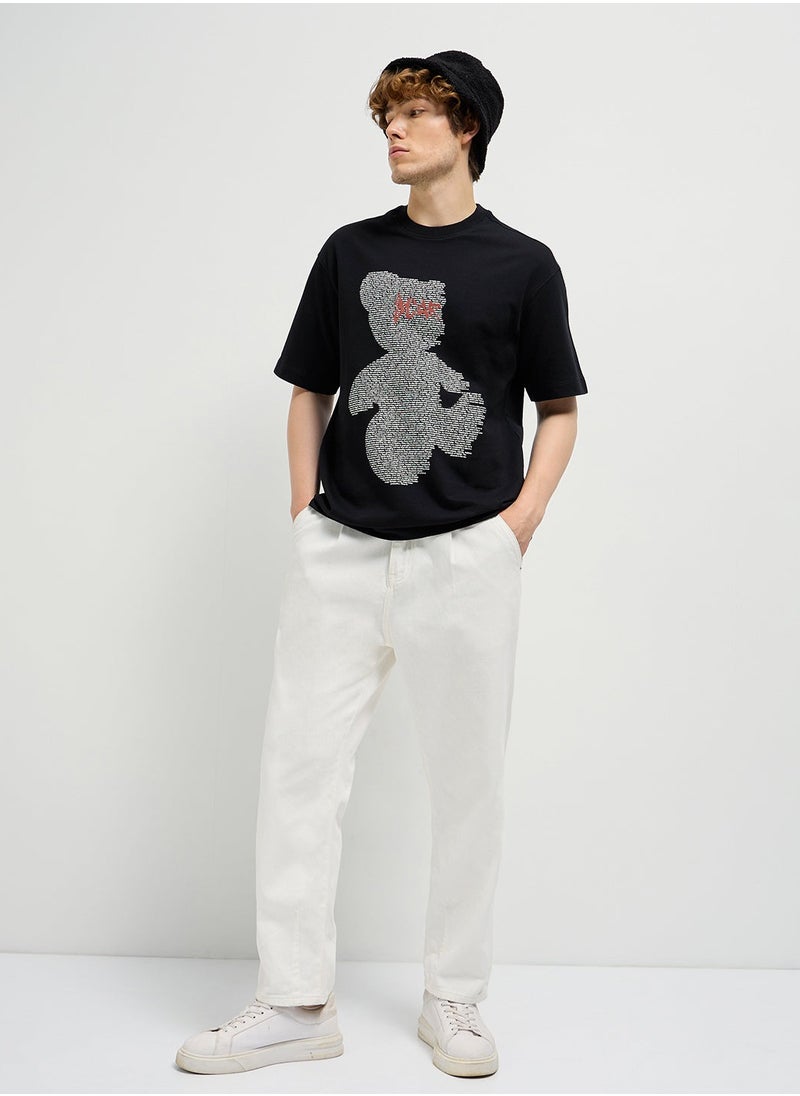 THE BEAR HOUSE Men’s Cotton T-Shirt – Soft, Breathable & Comfortable, Perfect for Casual Wear, Ideal for Everyday & Summer Wear  - Image 4