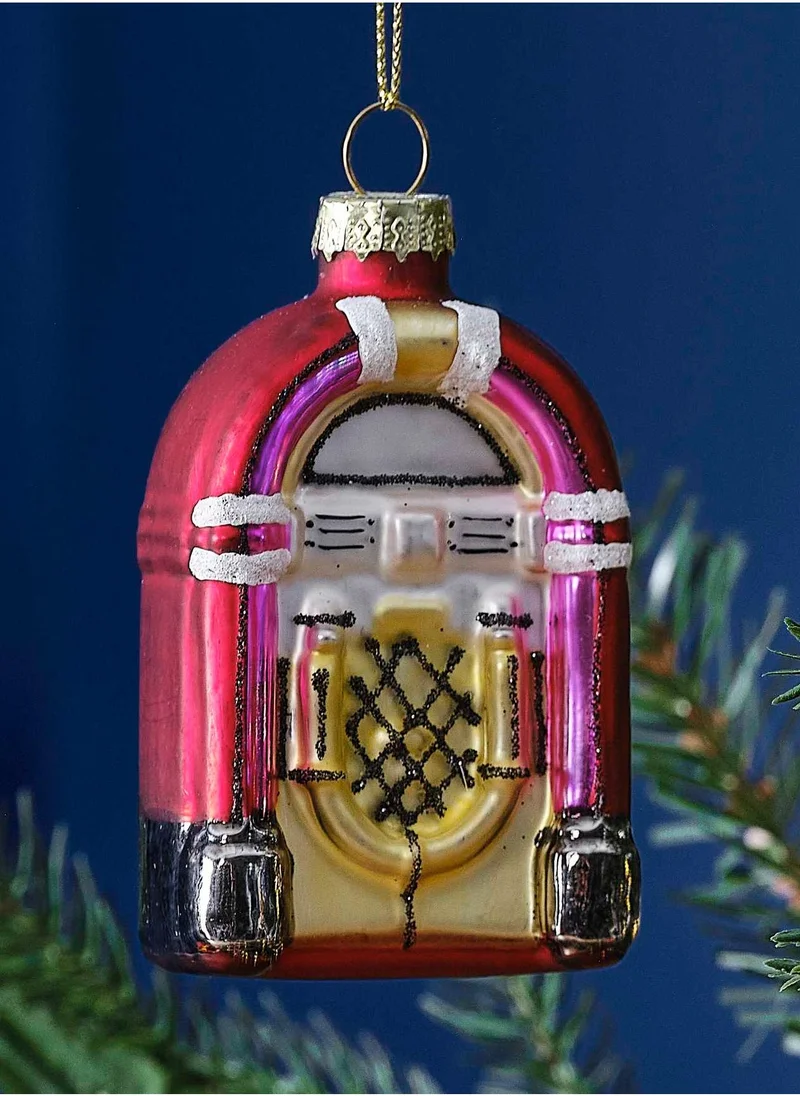 Ginger Ray Novelty Retro Music Set Christmas Hanging Tree Decoration