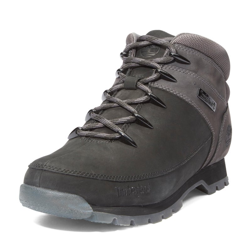 Timberland Men's Euro Sprint Hiker, Black Nubuck with Dark Grey, 11 Medium - Image 4