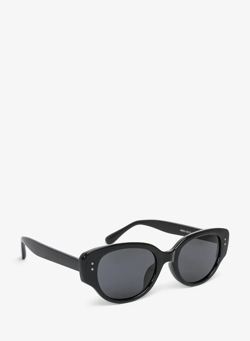 London Rag Durable Cat Eye Sunglasses in Black