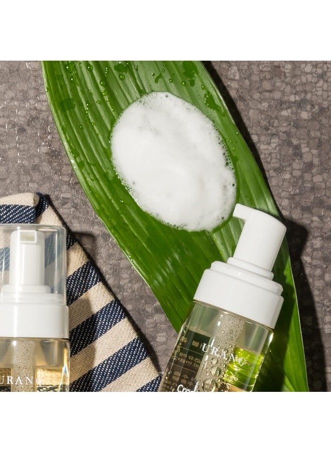 ] Creamy Bubble Foam Cleanser 5.07 Fl Oz | Cosmos Natural Certified Calendula & Chamomile Extract Soften And Moisturize Skin | Vegan Face Wash For All Fmaily Members | Bubble Skincare