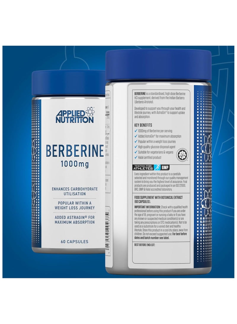 Applied Nutrition Berberine 1000 mg 60 Capsules - Image 2