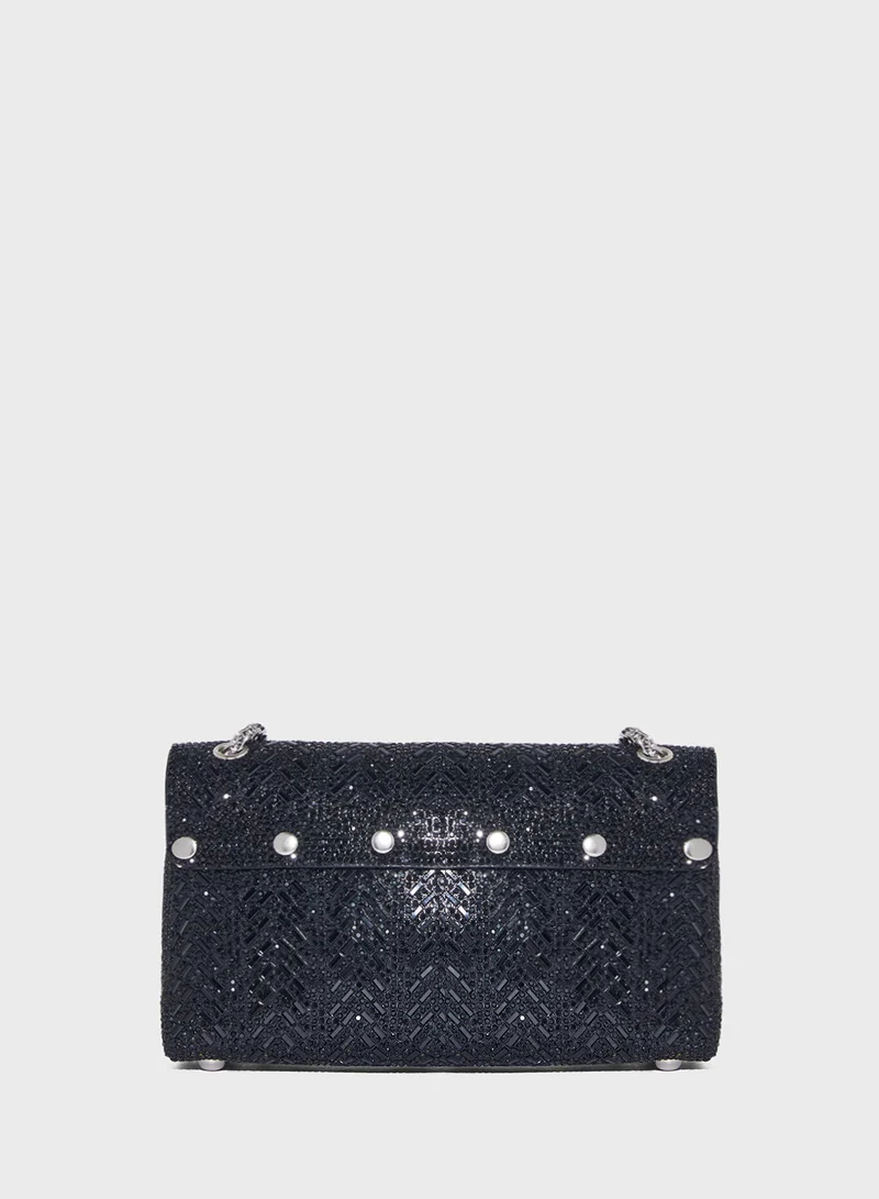 Ella Limited Edition Aztec Design Embellished Clutch Bag