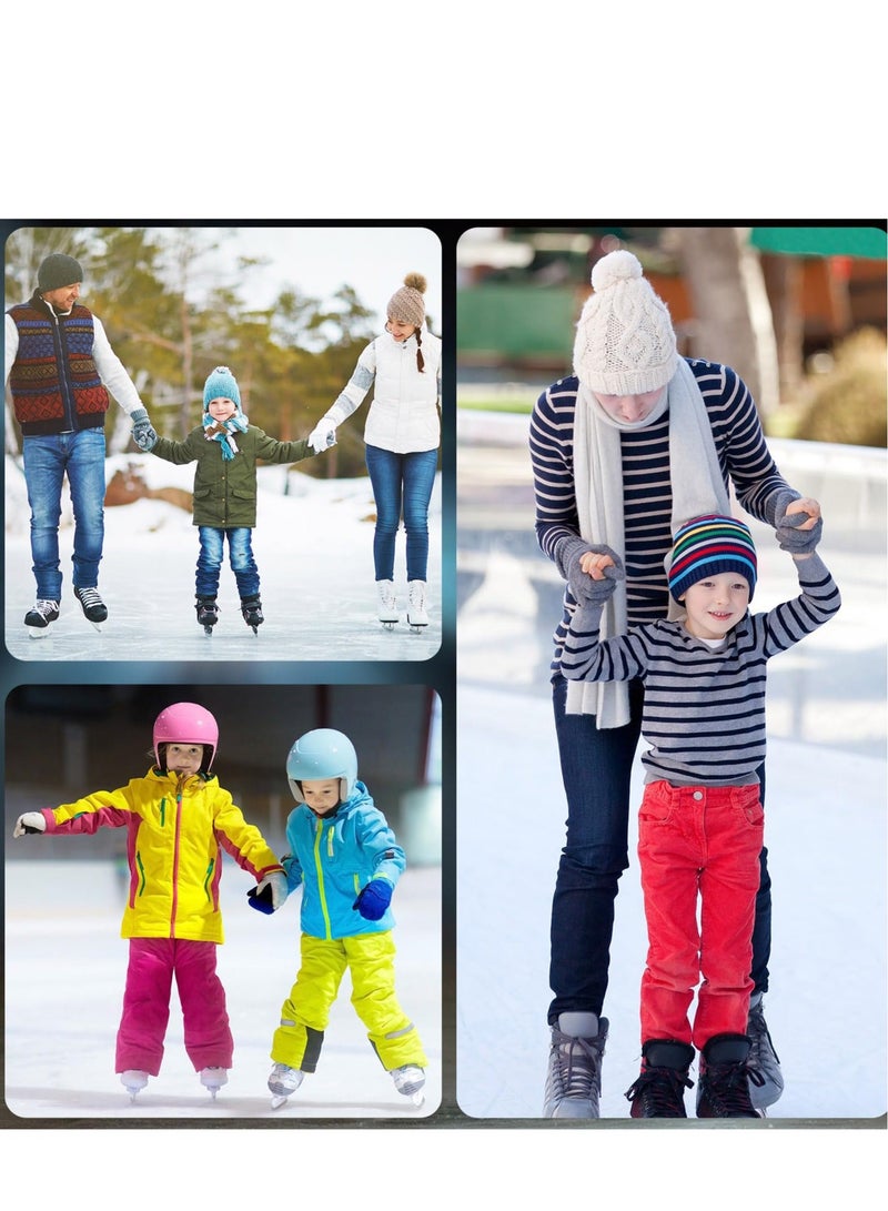 Y&D Gel Knee Pads, 1 Pair Cushion and Support Cap, Figure Skating Pads Cap for Men Women Adults Youth Kids Dancing, Football Basketball Beige - Image 5