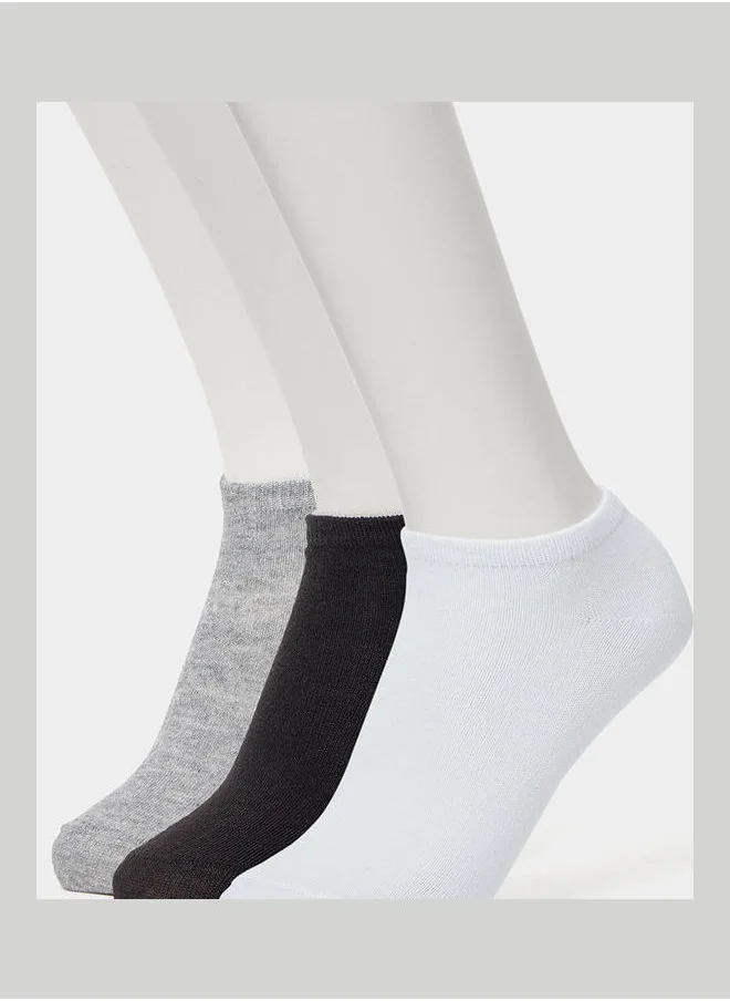 Styli Pack of 3 - Solid Shoe Liner Socks