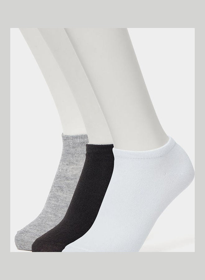 Styli Pack of 3 - Solid Shoe Liner Socks  - Image 1
