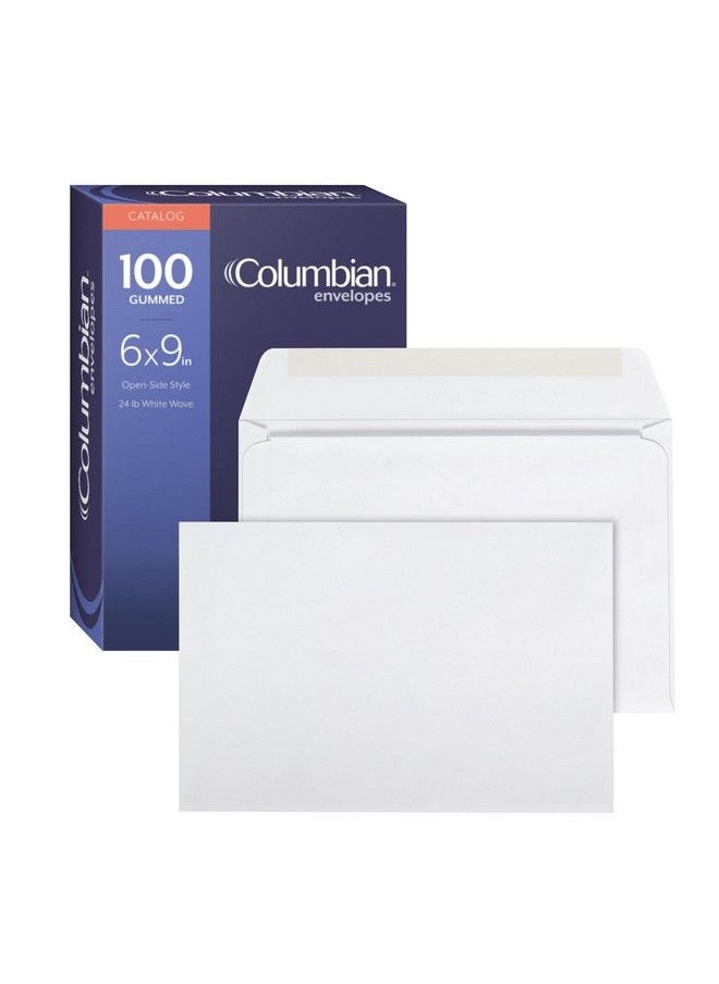 Columbian 6 X 9 Envelopes 100 Box No Window 6 X 9 Inches White Gummed Closure (Colo915)  - Image 2