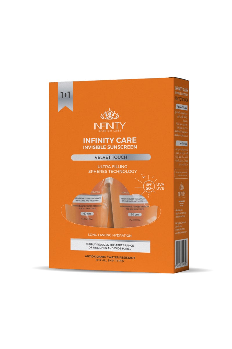 Infinity Care Invisible Velvet Touch SPF50+ promopack - Image 1