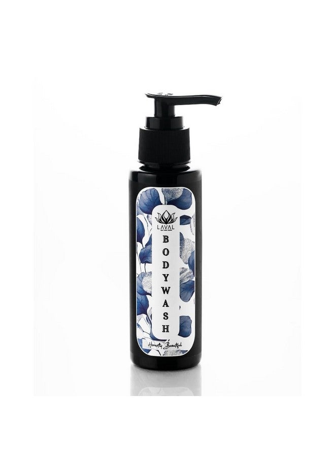 Laval Hustle natural detoxifying aloe vera body wash 100 ml, 100% natural ingredients, liquid shower gel with olive oil and green tea for glowing skin. - Image 1