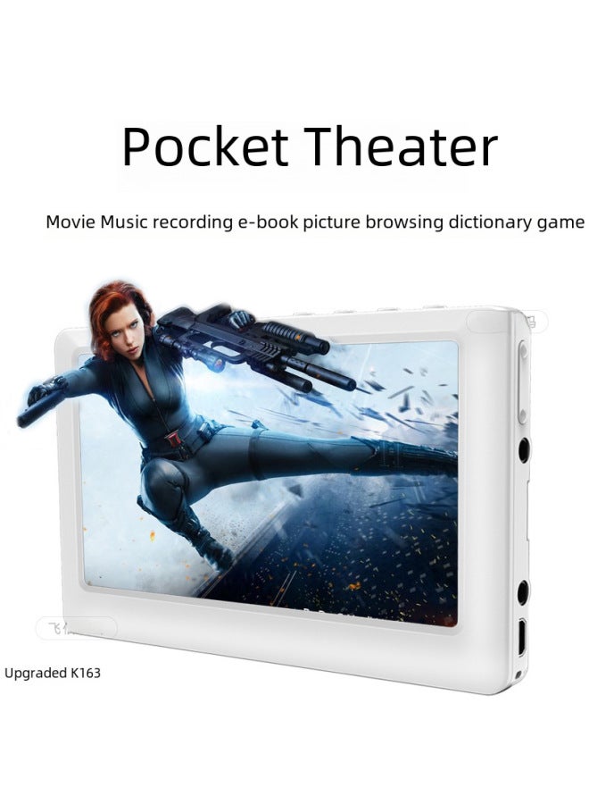 Beauenty 4.3 Inch 8g Touch Screen Hifi Mp5 Mp4 Video Player Portable Music Player Screen Mp3 Audio Digital Computer-Body Color:Black-Memory Capacity:8GB - Image 1