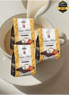 3 Bags 3 in 1 Lingzhi Instant Coffee With Ganoderma Extract And Creamer 20 Sachets Per Bag 21 Grams