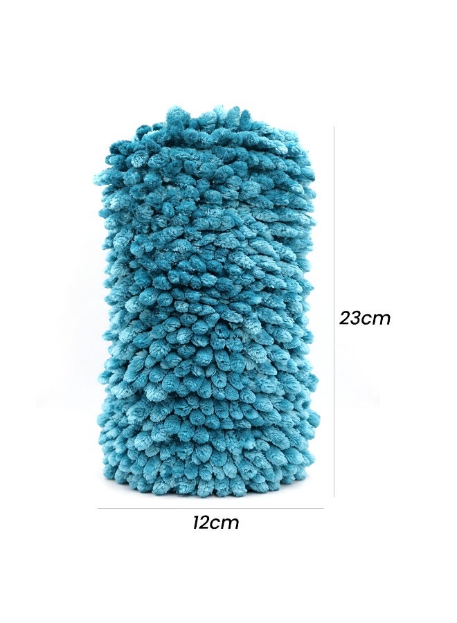Agc Microfiber Chenille Car Wash Sponge Mitt Pad for Vehicle Cleaning Scratch Free High Absorbent Foam Soap Water Holding Reusable Washable Detailing Tool for Car Bike SUV Truck Exterior Interior Glass Paint Wheels Dashboard Home Office Use Multi - Image 3